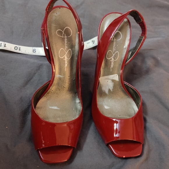 Jessica Simpson Red Heels - Picture 3 of 4